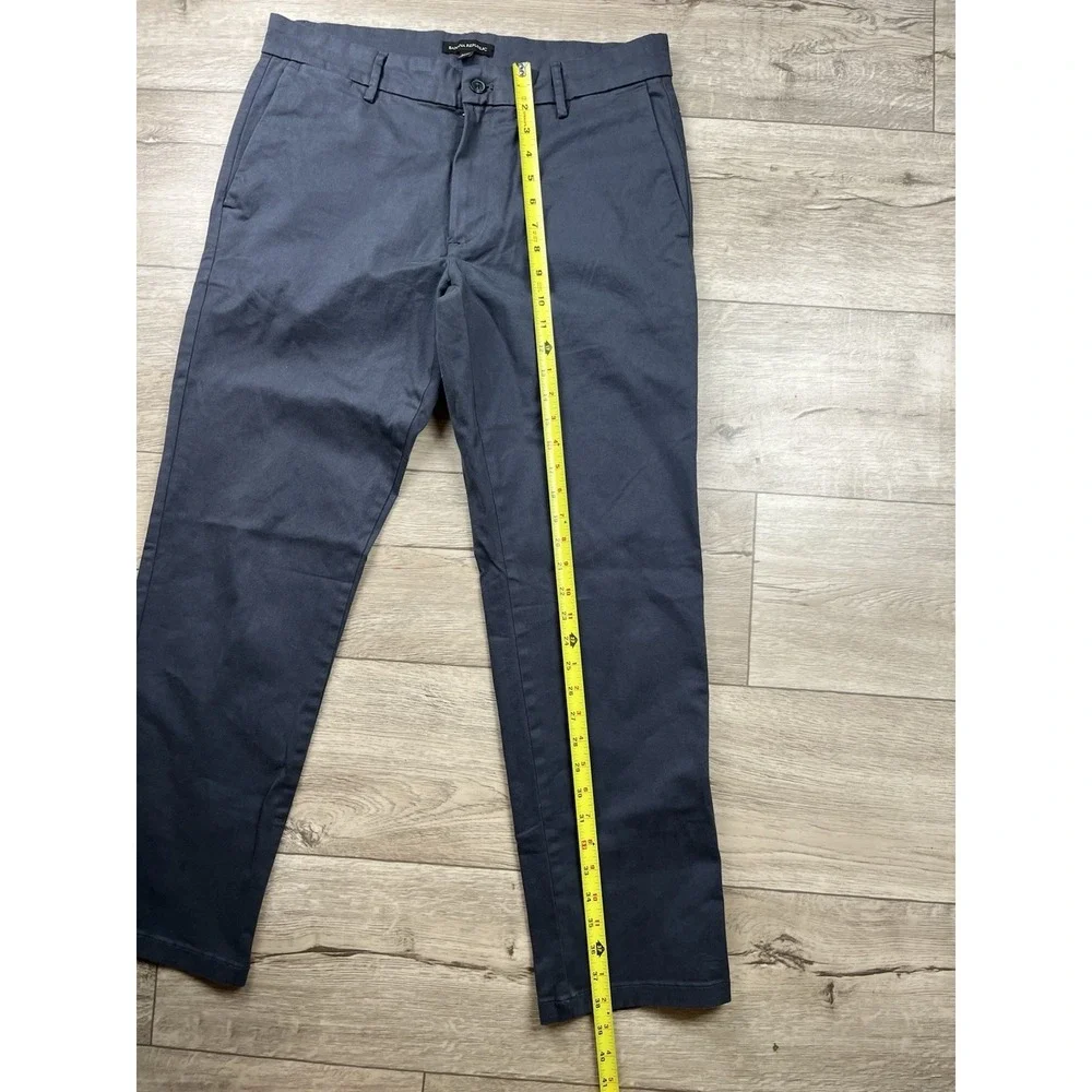 Banana Republic Men's 34X30 Dark Grey Mason Chino Pants